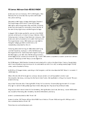 A preview of a PDF biography for Dale, James Atkinson